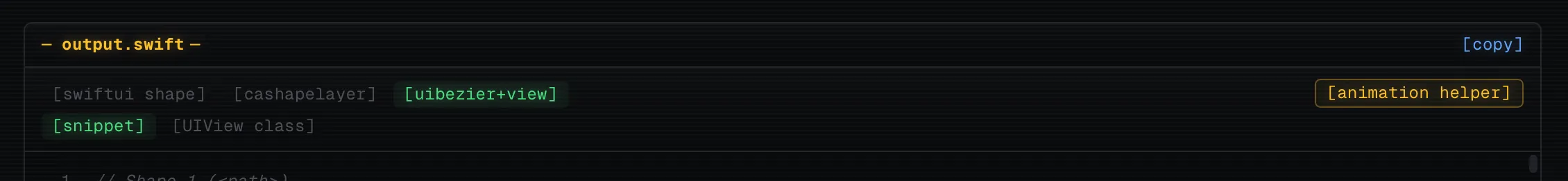 Animation Helper Location